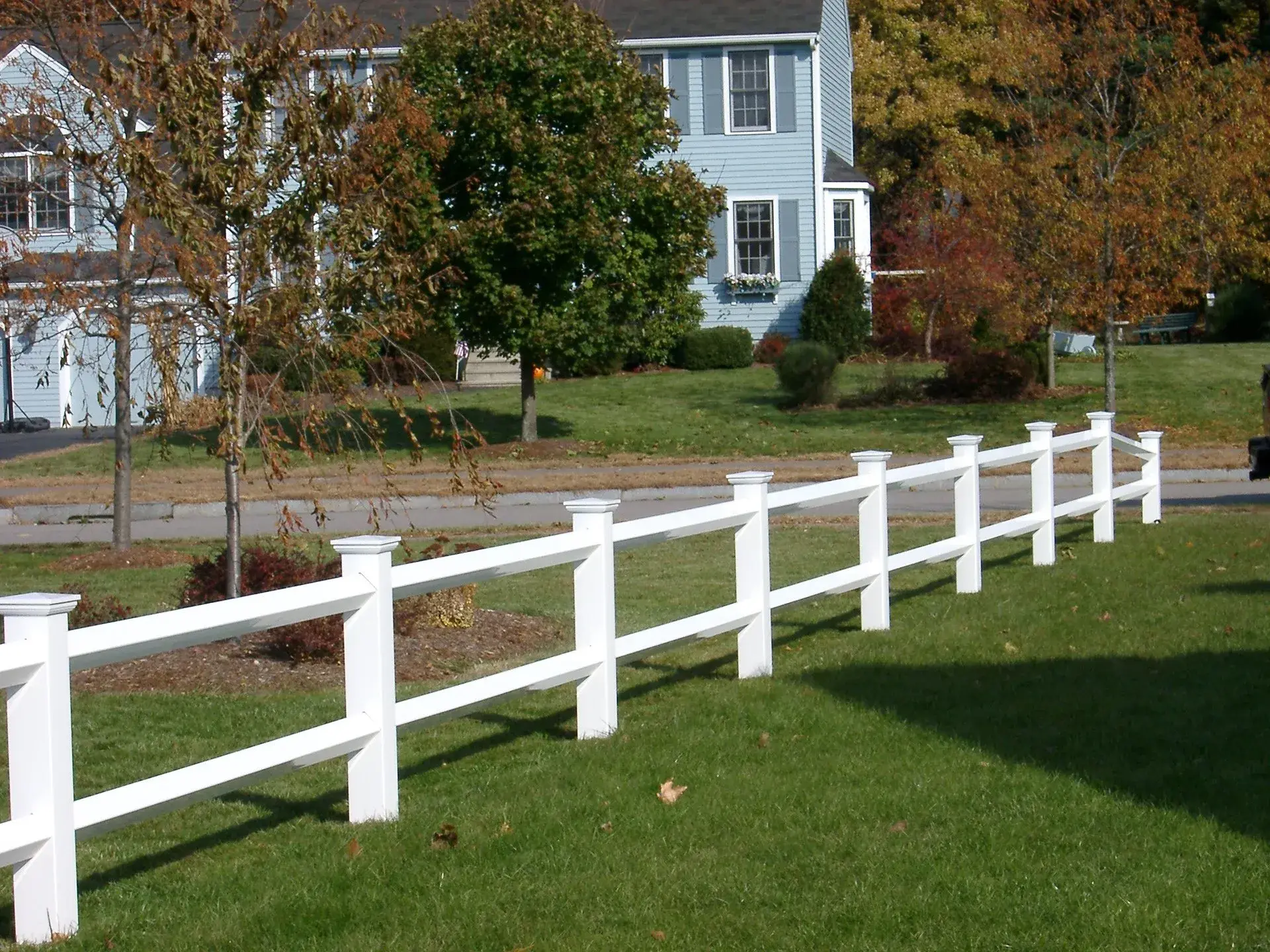 Rail Diamond fence installation in ma