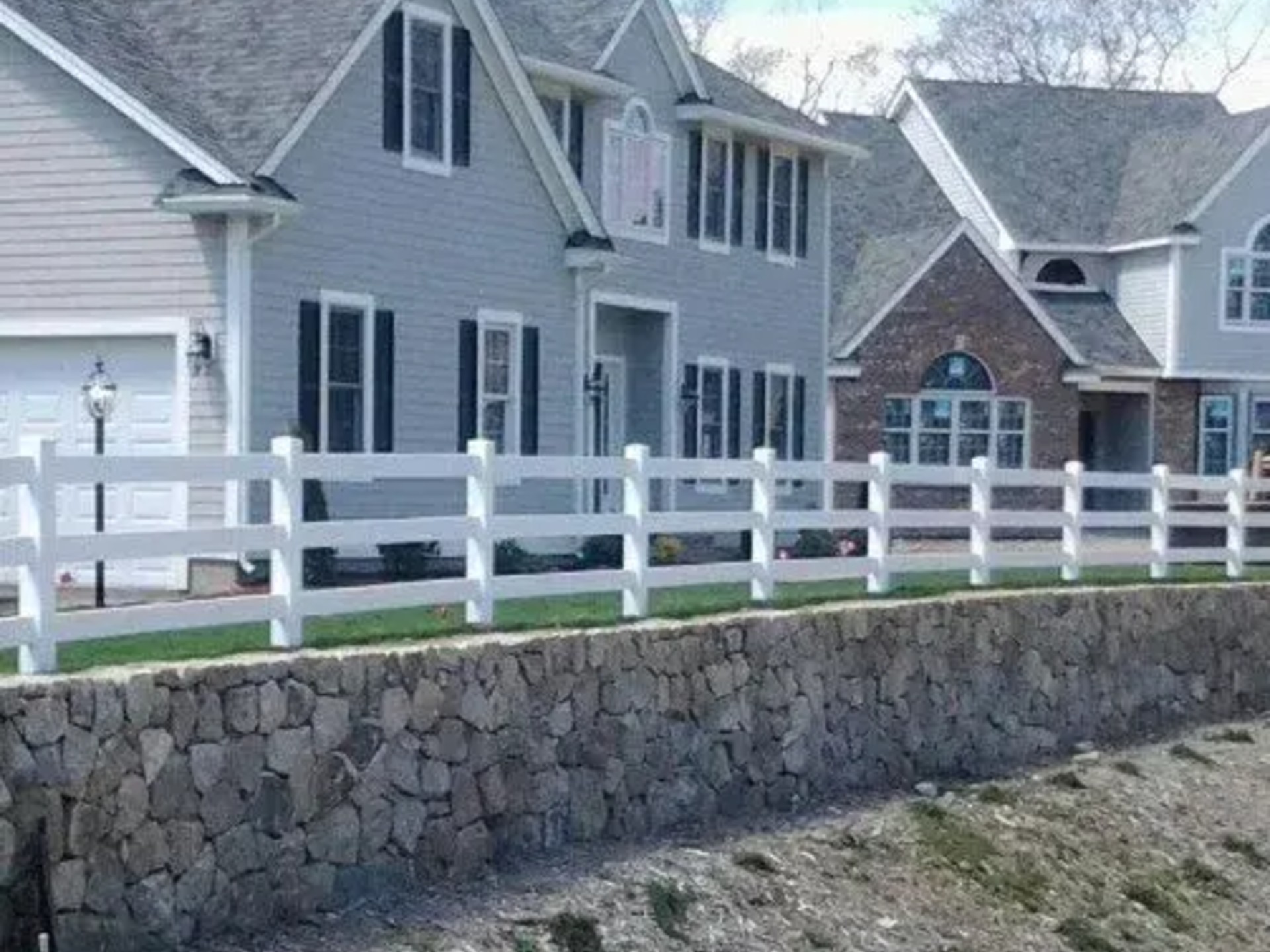 Rail RANCH fence installation in ma