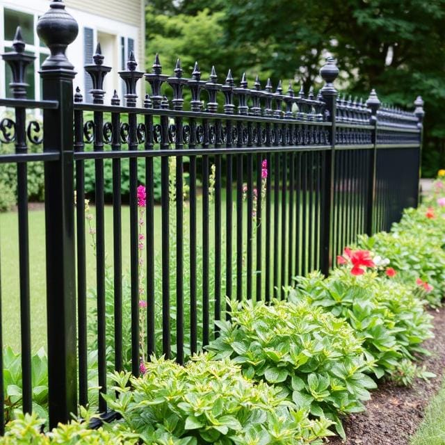 Residential Garden Fence Installation Bellingham & Buzzards Bay, MA