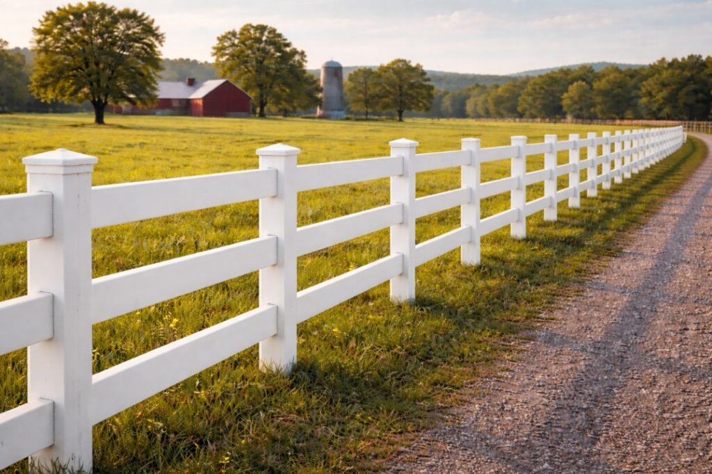 Vinyl Ranch Fencing