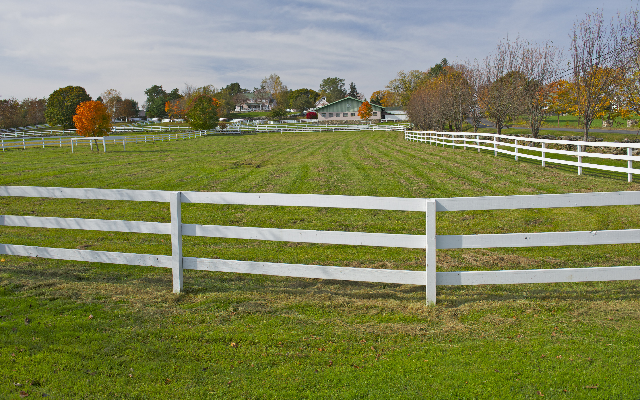 3 Rail Ranch Fence Installation