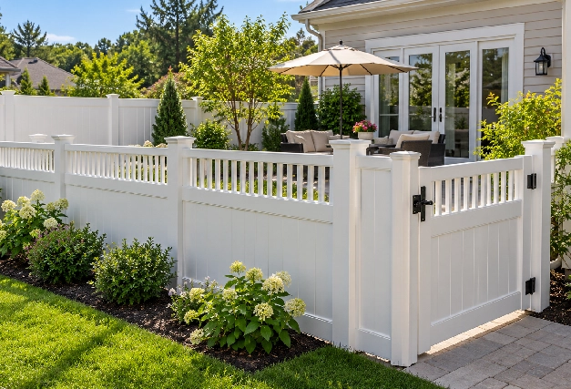 Courtyard Vinyl Fence